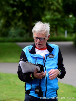 Hein bij de tijdritcompetitie