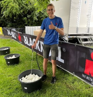 Ironman vrijwilliger