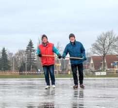 Plezier op natuurijs